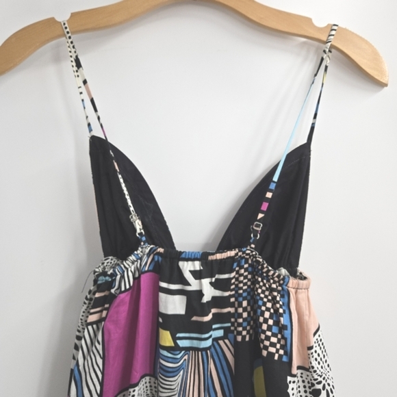 Tigerlily Maxi Dress‎ Patchwork Multicolor Sketchbook Print - Picture 7 of 11